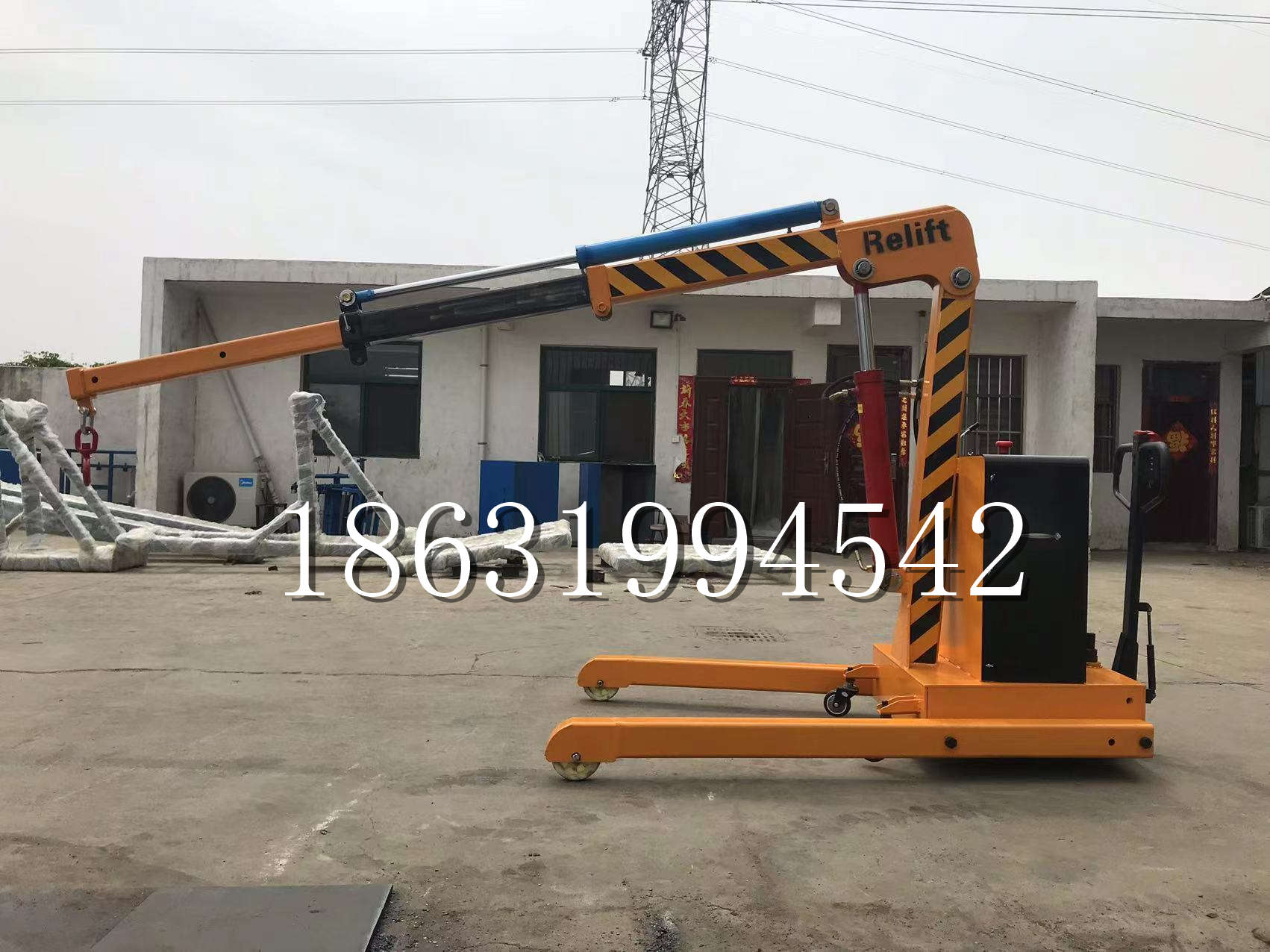 湾仔久征定做3吨三轮随车吊 农用园林绿化移树吊 平板工程用小吊机