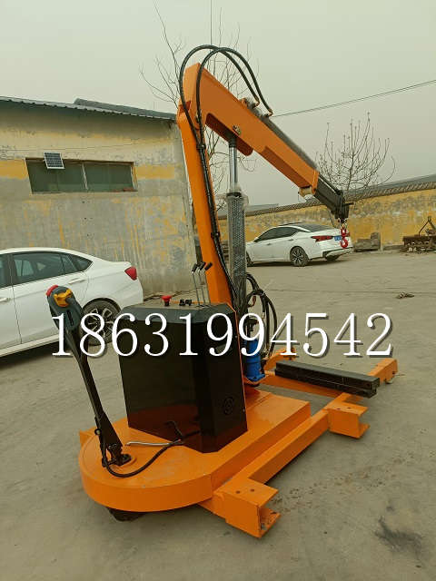 湾仔自卸车厢随车吊 自制轮式四不像起重机 四驱平板吊 5吨 贵盛